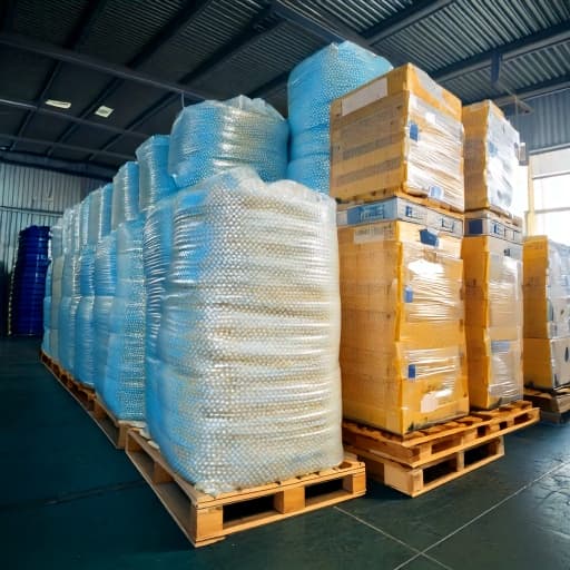 Manufacturing inventory and materials representing NetProto solution content