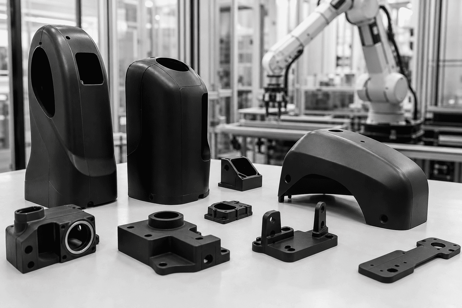robotics automation hero bw realistic